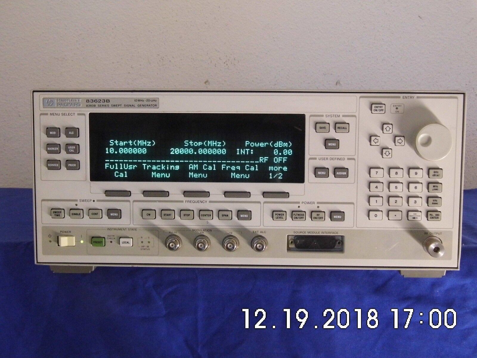 Agilent HP 83623B w/001/008 High Power Synthesized Sweeper (3 In Stock) Agilent HP 83623B w/001/008 High Power Synthesized Sweeper (3 In Stock)